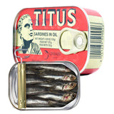 TITUS Sardine In Soybean Oil 125 g - 5 PACK