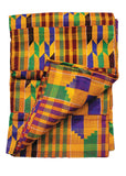 ZYW CLOTHING -GENUINE KENTE HANDWOVEN GHANA FABRIC 6 YARDS